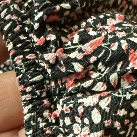 Zara ditsy floral tiered boho babydoll mini dress oversized layer tiers M medium - Picture 3 of 7